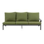 AJUNION Aluminum Frame Outdoor Corner Sofa Lounge Set Sectional Garden Furniture