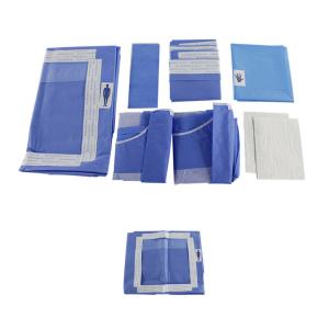 China Medical Non-woven Sterile Surgical Laparoscopy Pack Disposable Drape wholesale