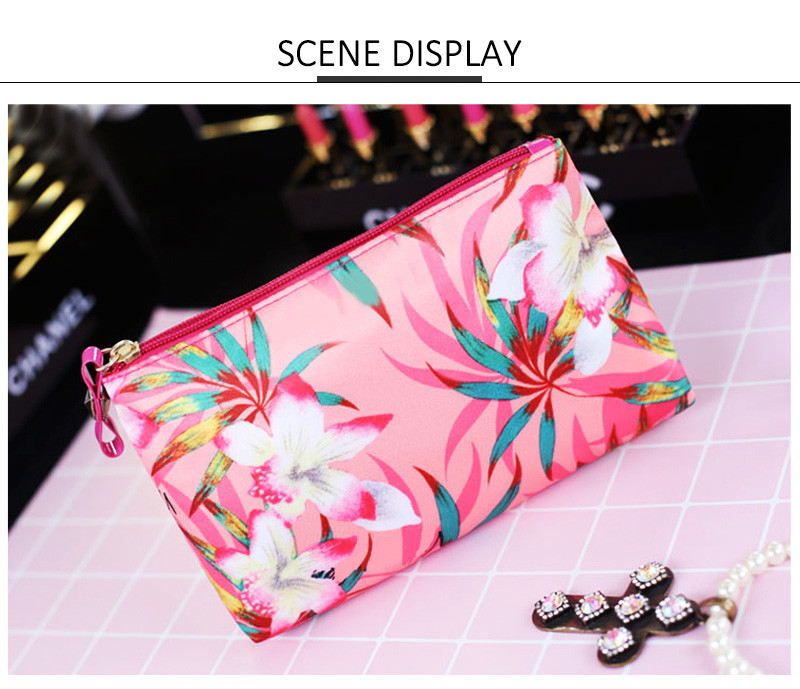 Travel PVC Clear Makeup Polyester Cosmetic Bag
