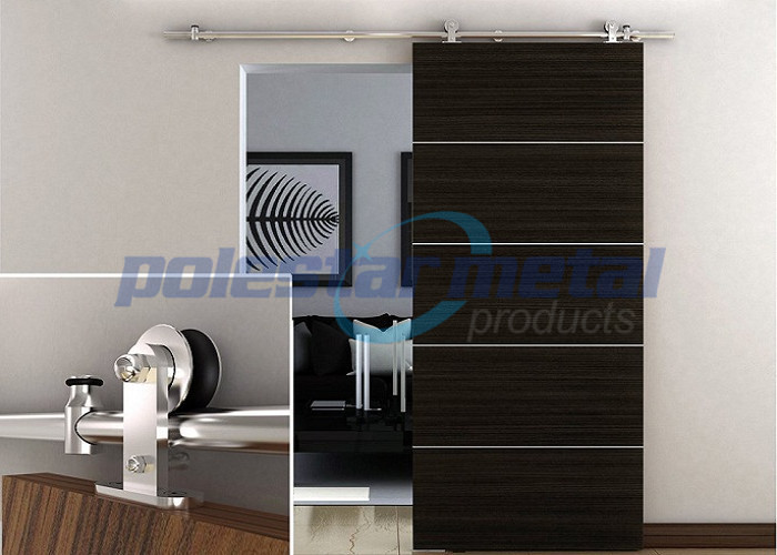 2000mm Decorative Door Hardware Stainless Steel Sliding Barn Wood Door Hardware