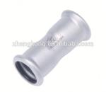 stainless steel press reducing coupling with plain end