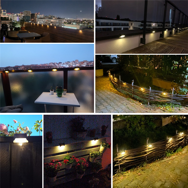 3500K Warm White Wall Mounted Solar Light RoHS CE Certification