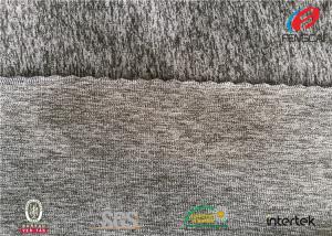 China Blend Polyester Jersey Melange Knit Fabric , Luon Fabric 280GSM wholesale