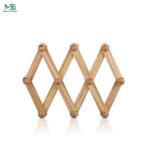 Expandable Accordion Style Bamboo Wall Hanger