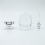 Cosmetics Packaging Refillable Cosmetic Glass Bottles 50 Ml Fully Transparent