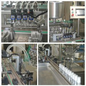 China Various Cosmetic Bottles Auto Liquid Filling Machine 304 Stainless Steel Material wholesale