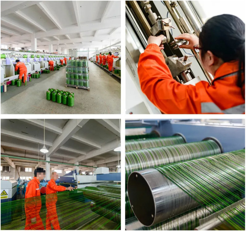 Chinese Manufacturer PE Material Thread Knitting Yarn Artificial Grass Yarn For Sport Grass