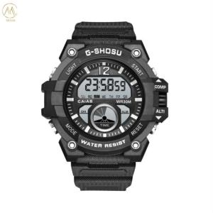 China Battery Powered Digital Sport Watch With Silicone Strap 3ATM Waterproof wholesale