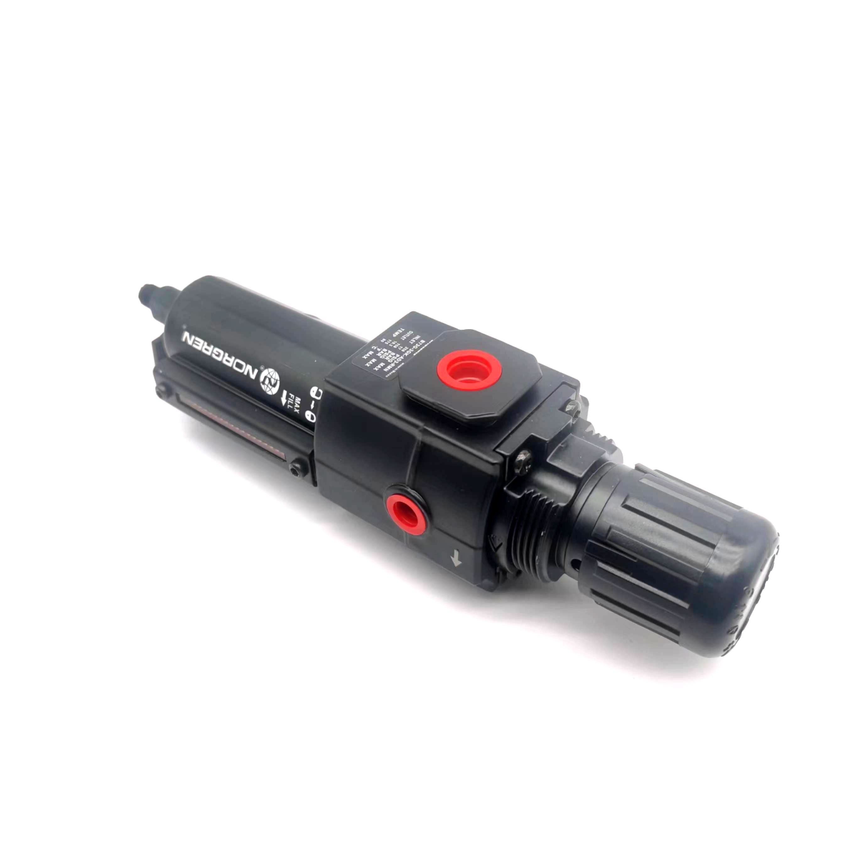 Norgren G1/4 5µm B72G-2GK-AL1-RMN Filter Regulator Automatic Drain B72GSeries Filter/Regulator Without Gauge