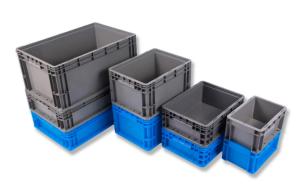 China HDPE Heavy Duty Equipment Euro Stacking Containers Plastic Turnover Box wholesale