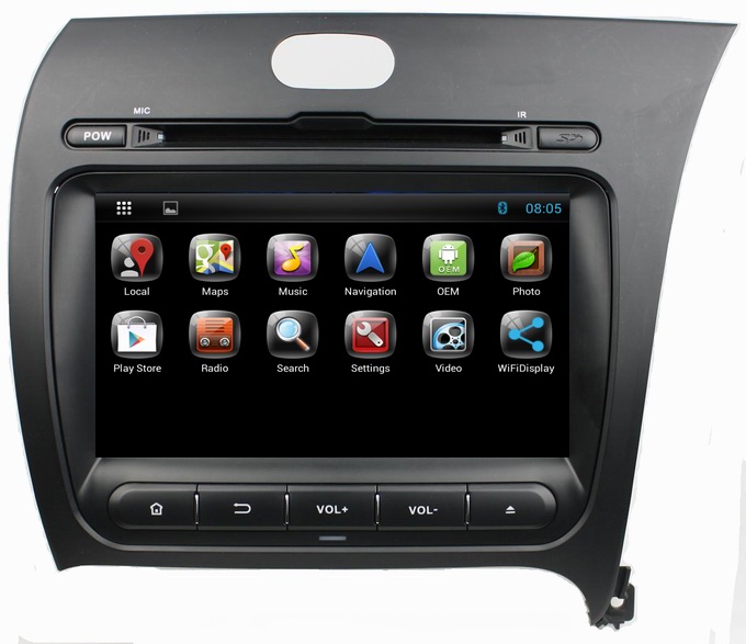 Ouchuangbo autoradio DVD sat navi gps for Kia Cerato K3 Forte 2013 right driving