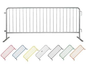 China 127mm Construction Metal Barricade Fence Panels Frame Tube 38x1.5mm wholesale