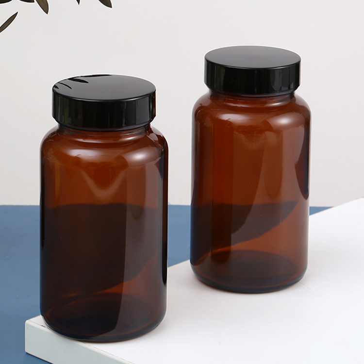 Stock Amber Glass Spray Bottle 10ml 15ml 20ml 30ml 50ml 100ml Round Glass Empty Perfume Bottle Black Cap Cylinder Bottle Perfume