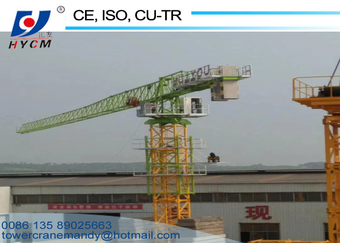 380V/60Hz Hydraulic Tower Crane 60m Arm Topless Types of Tower Crane 11.7m Counter Jib Electric Tower Crane