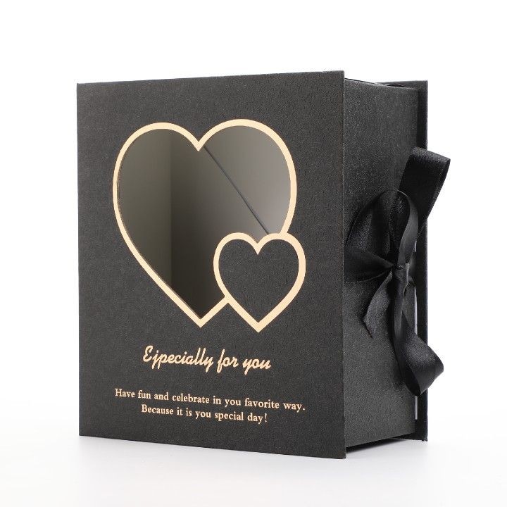 Friendly Recyclable Magnetic Flip Cover Flower Box Fancy Packaging Box Printing with Glossy or Matte Finish