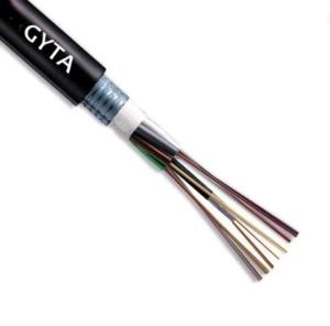 China GYTS GYTA G657 PE Jacket 24 36 38 48 core outdoor fiber optical cable wholesale