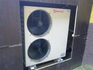 China 3 In 1 Domestic Air Source Heat Pump , Most Efficient Heat Pump Cooling Heating Hot Water wholesale