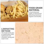 Kraft Paper Boat Basket Food Trays Paperboard Tray Loaf Bread Packaging Brown