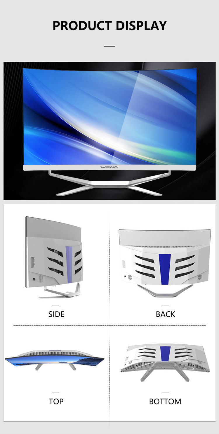 All-in-One Desktop Computer 27 Inch i7 AIO PC with Dual Core Processor and 0.3M Camera