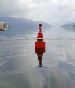 China Visibility Yellow/Red/Green Polyethylene Buoy With Solar Power Lantern wholesale