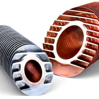 DELLOK ASTM B280/ JISH3302 Copper Fin Tube Extruded Tubing