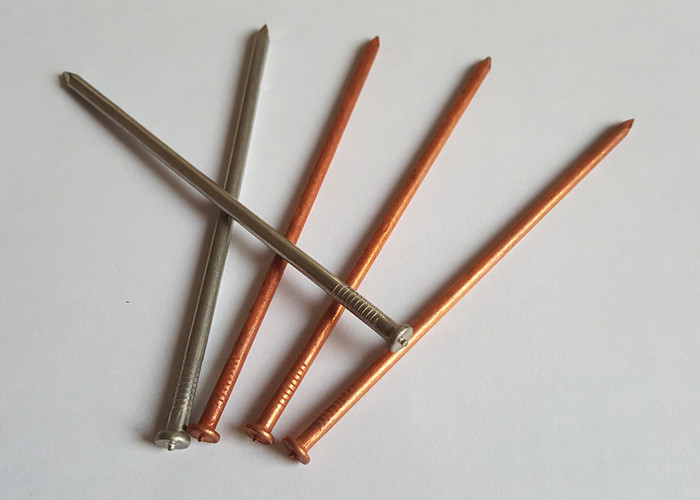 160mm L Copper Plated Capacitor Discharge Stud Welding Nails With Metal Clips