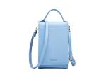 Long Paragraph Slung Pu Leather Bag , Multi Functional Mobile Phone Purse