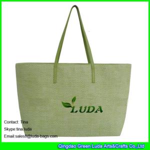 China LUDA cheap discount handbags for sale summer beach straw paper straw bags wholesale