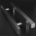 high quality shower room handle 304 stainless steel glass door handle with
