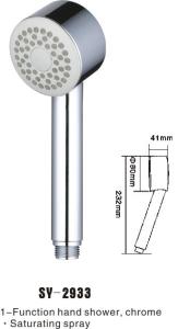 China Single Spray Rain Shower Head With Handheld wholesale