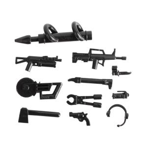China MOC city accessories ww2 guard soldier army bricks swat team military weapons guns building block wholesale