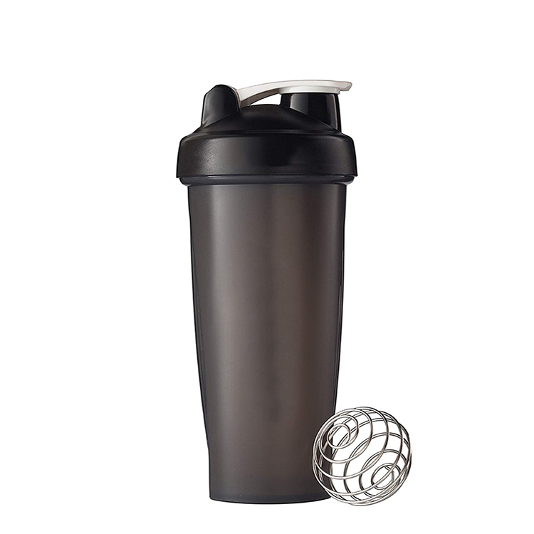 Free BPA 600ml Plastic Protein Shaker Bottle Fitness Workout Tools