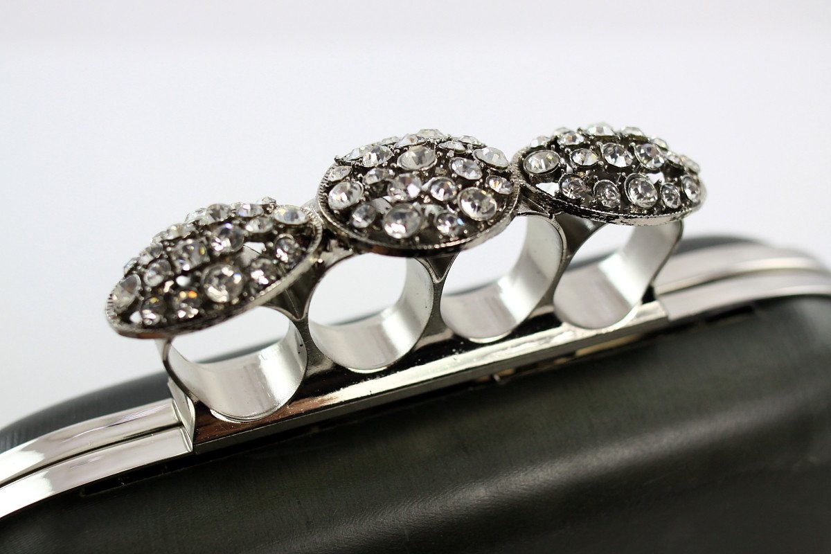 Customized Logo Rectangle Box Clutch Frames 198mm*115mm