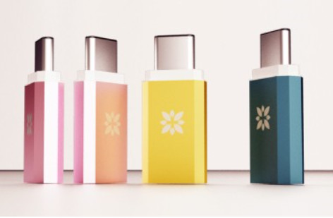 Colorful USB To USB C Adapter , Fast Charging USB 3.1 Type C Cable Resistor
