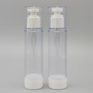 China PET 64g 80ml Cosmetic Airless Pump Bottle wholesale
