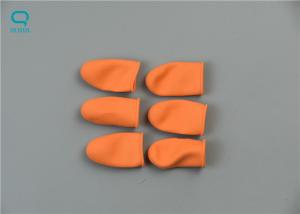 China Cleanroom Latex Finger Protectors Powder Free Finger Cots S M L Size wholesale