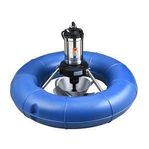 China 34rpm Surge Aerator Floating Aerators Wastewater Treatment 2.4kg/Kwh With HDPE Float wholesale