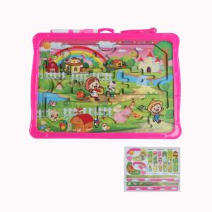 China Educational Happy Farm Montessori Preschool Toys Magnetic Labyrinth wholesale