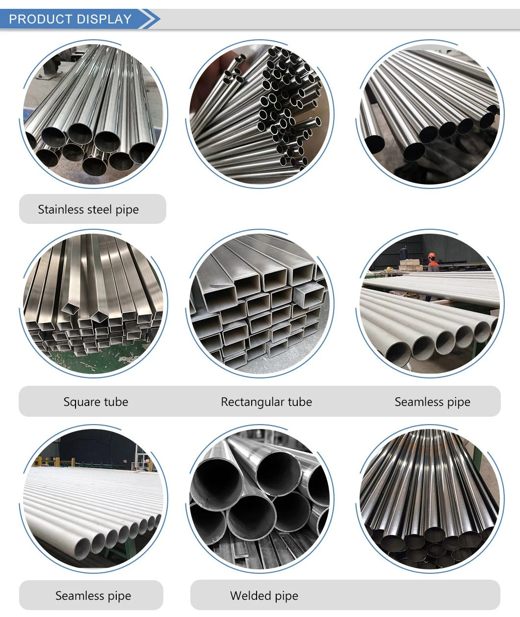 JIS G3459 DIN 17459 TP304 Stainless Steel Pipe 316 316L 310S Round Welding Seamless Pipe Stainless Steel