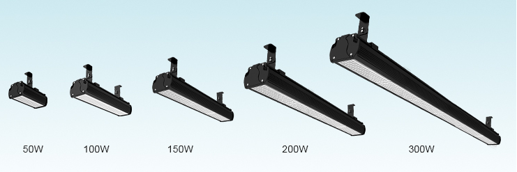 Industrial IP65 150w Led Linear High Bay Light With CE And RoHs , 5 Years Warranty