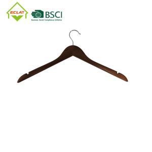 China Wardrobe Camisole Skirt Non Slip Cedar Wood Clothes Hangers wholesale