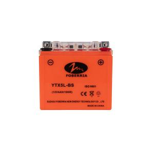 China OEM YTX5LBS Gel 12v 4ah Motorcycle Battery 113x70x85mm wholesale