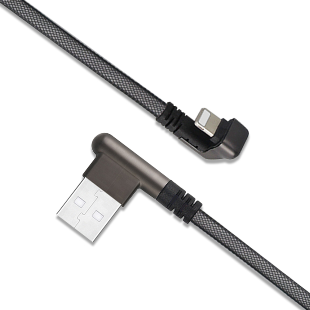 2.1A High Speed Fast Charging Data Transmission Cable For 5S Nylon Braided