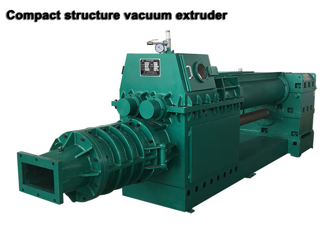 4-8T/H Fly Ash Bricks Automatic Machine Diameter Of Auger 400/350mm Compact Structure Vacuum Extruder
