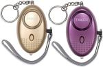 2.39 Ounces Personal Security Alarms Gold Purple Elderly SOS 140db