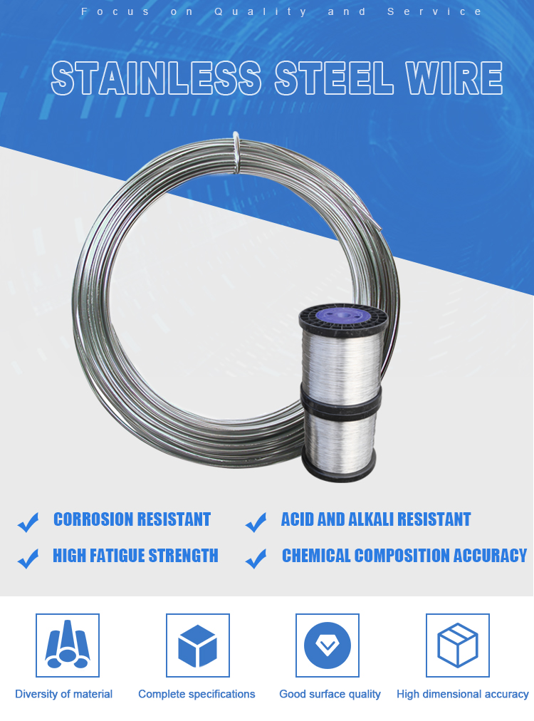 Astm 2B Stainless Steel Spring Wire 304 310 316 430 410 200 904L