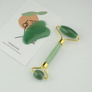 China Nourishing Anti Aging Gua Sha Jade Stone Rollers Face Lift wholesale