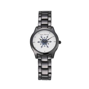 China OEM Fashion 34mm Snowflake Ladies Skeleton Watch Custom With Chronograph wholesale