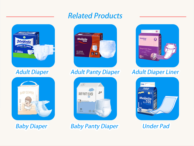 Soft Breathable Absorption Diapers for Elderly Adults OEM Disposable Geriatric Diaper