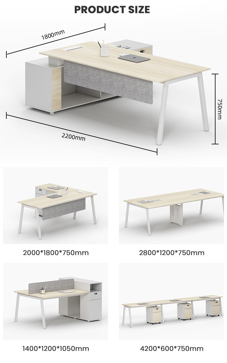 Modern Office Furniture Director Workstation Desk CEO Table Manager Executive Office Desk